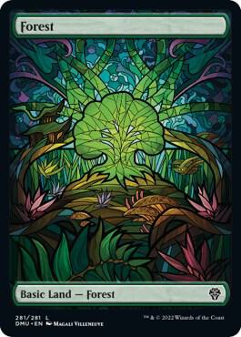 Forest (Showcase) card from Dominaria United