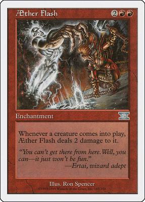 Aether Flash card from Classic Sixth Edition