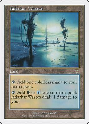 Adarkar Wastes card from 7th Edition