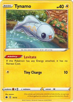 Tynamo - 10/15 card from McDonald's Promos 2022