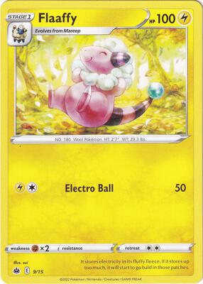 Flaaffy - 9/15 card from McDonald's Promos 2022
