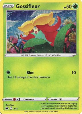 Gossifleur - 3/15 card from McDonald's Promos 2022