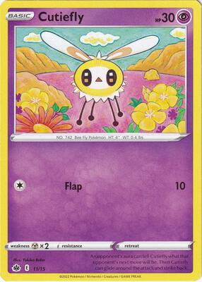 Cutiefly - 11/15 card from McDonald's Promos 2022