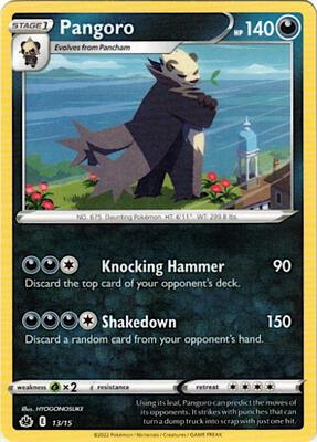 Pangoro - 13/15 card from McDonald's Promos 2022