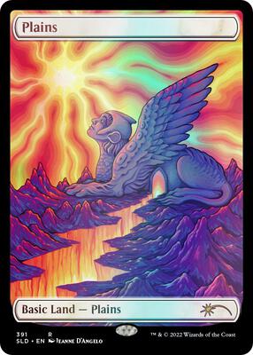 Plains (391) card from Secret Lair Drop Series
