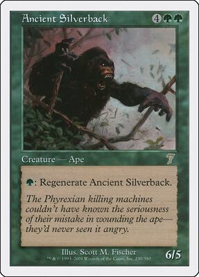 Ancient Silverback card from 7th Edition