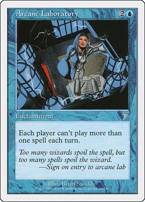 Arcane Laboratory card from 7th Edition