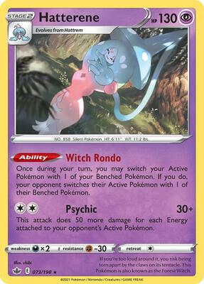 Hatterene - 073/198 card from Deck Exclusives