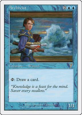 Archivist card from 7th Edition