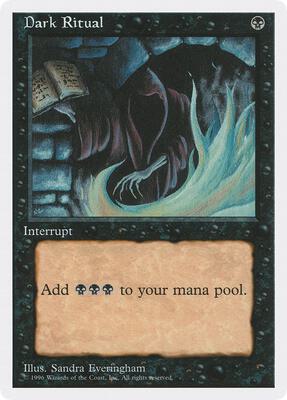 Dark Ritual card from Introductory Two-Player Set