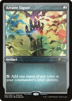 Arcane Signet (Foil Etched) card from MagicFest Cards
