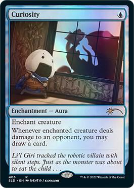 Curiosity (403) card from Secret Lair Drop Series