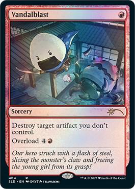 Vandalblast (404) card from Secret Lair Drop Series