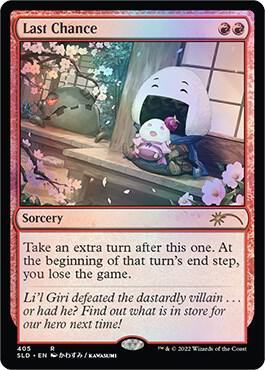 Last Chance card from Secret Lair Drop Series
