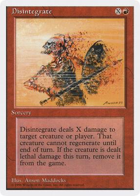 Disintegrate card from Introductory Two-Player Set