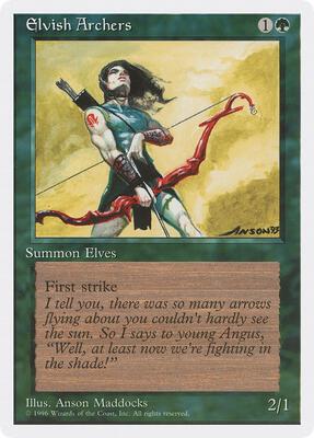 Elvish Archers card from Introductory Two-Player Set