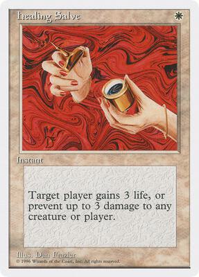 Healing Salve card from Introductory Two-Player Set
