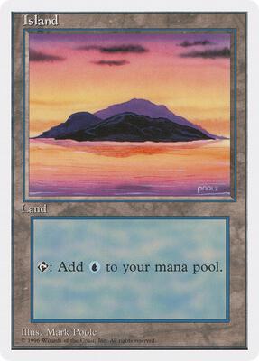 Island (A) card from Introductory Two-Player Set