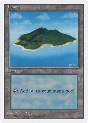 Island (B) card from Introductory Two-Player Set
