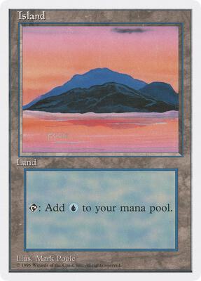 Island (C) card from Introductory Two-Player Set