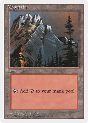 Mountain (A) card from Introductory Two-Player Set