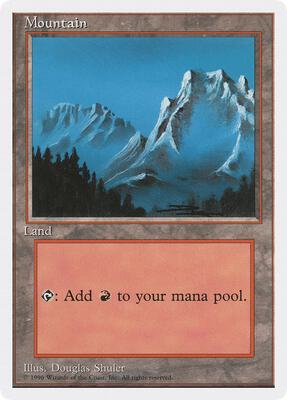 Mountain (B) card from Introductory Two-Player Set
