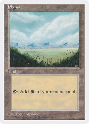Plains (A) card from Introductory Two-Player Set