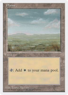 Plains (C) card from Introductory Two-Player Set