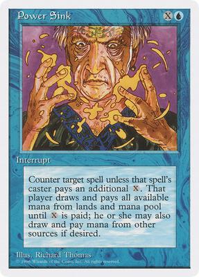 Power Sink card from Introductory Two-Player Set