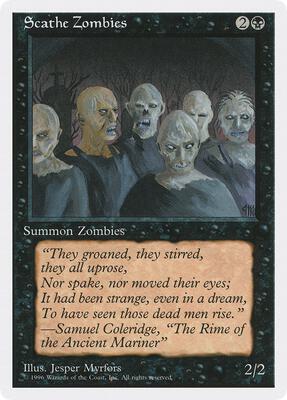 Scathe Zombies card from Introductory Two-Player Set
