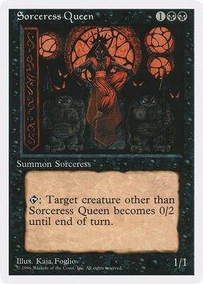 Sorceress Queen card from Introductory Two-Player Set