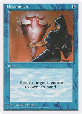 Unsummon card from Introductory Two-Player Set