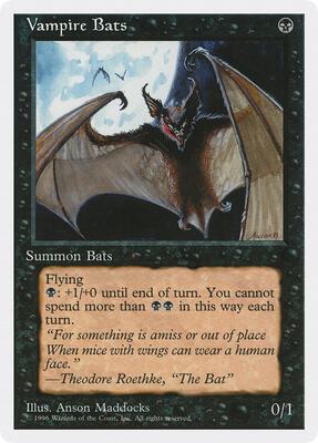 Vampire Bats card from Introductory Two-Player Set