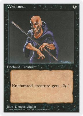 Weakness card from Introductory Two-Player Set
