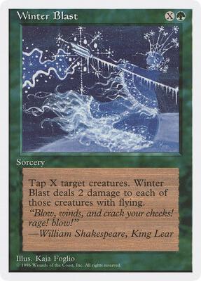 Winter Blast card from Introductory Two-Player Set