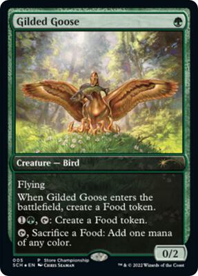 Gilded Goose card from Game Day & Store Championship Promos