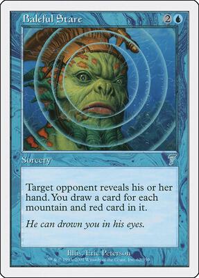 Baleful Stare card from 7th Edition