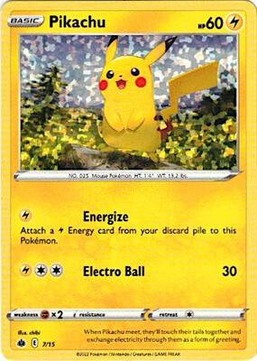 Pikachu - 7/15 card from McDonald's Promos 2022