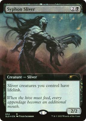 Syphon Sliver (Extended Art) card from Secret Lair Drop Series