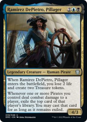 Ramirez DePietro, Pillager card from Commander: Dominaria United