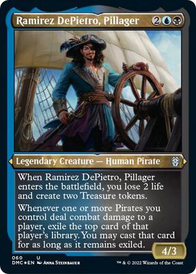 Ramirez DePietro, Pillager (Foil Etched) card from Commander: Dominaria United