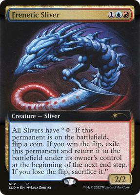 Frenetic Sliver (Extended Art) card from Secret Lair Drop Series