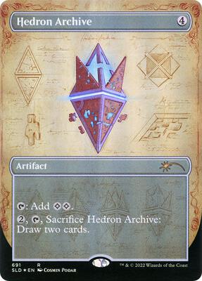 Hedron Archive (Borderless) card from Secret Lair Drop Series