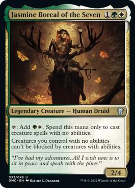 Jasmine Boreal of the Seven card from Commander: Dominaria United