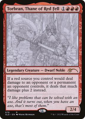 Torbran, Thane of Red Fell (678) card from Secret Lair Drop Series