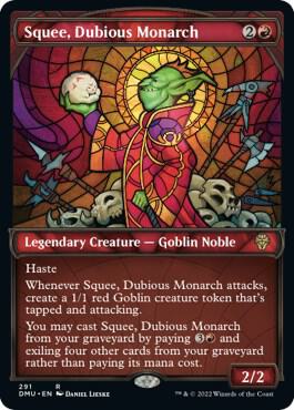 Squee, Dubious Monarch (Showcase) card from Dominaria United