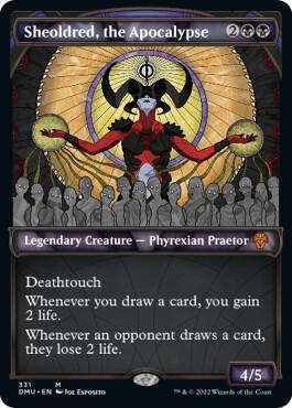 Sheoldred, the Apocalypse (Textured Foil) card from Dominaria United