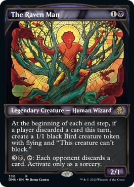 The Raven Man (Textured Foil) card from Dominaria United