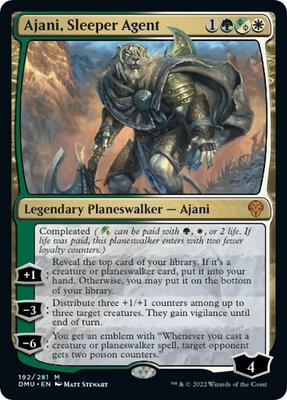 Ajani, Sleeper Agent card from Dominaria United