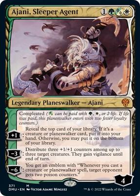 Ajani, Sleeper Agent (371) card from Dominaria United